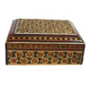 Handcrafted Wooden Jewelry Box with Persian Khatam Design - Chehel Sotoon
