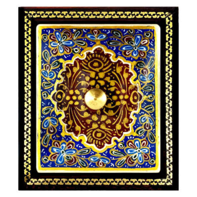 Handcrafted Wooden Jewelry Box with Persian Khatam Design – King