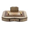 Handcrafted Persian Wooden Pen Holder for Desk - Elegance Khatamkari Art, Rasta