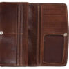 Persian Leather Long Wallet with Hakhamanesh Design