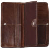Persian Leather Long Wallet with Hakhamanesh Design