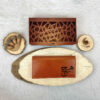 Persian Leather Long Wallet with Hich Design