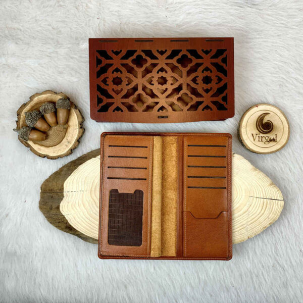 Genuine Leathe Wallet Model Hich - Hamoun