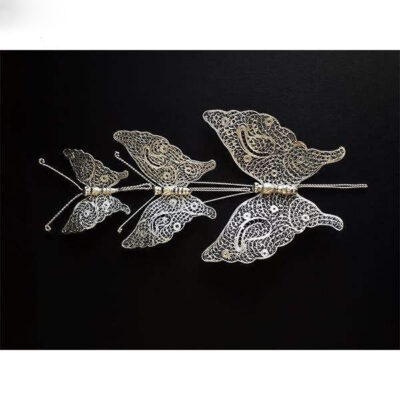 Persian Filigree Silver Butterflies Model Malilehkari