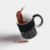 Persian Ceramic Coffee Mug - Heat Sensitive Calligraphy
