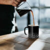 Persian Ceramic Coffee Mug - Heat Sensitive Calligraphy