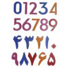 Persian and English Alphabet and Numbers Educational Board for Children