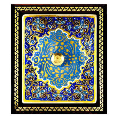 Handcrafted Wooden Jewelry Box with Persian Khatam Design – Queen