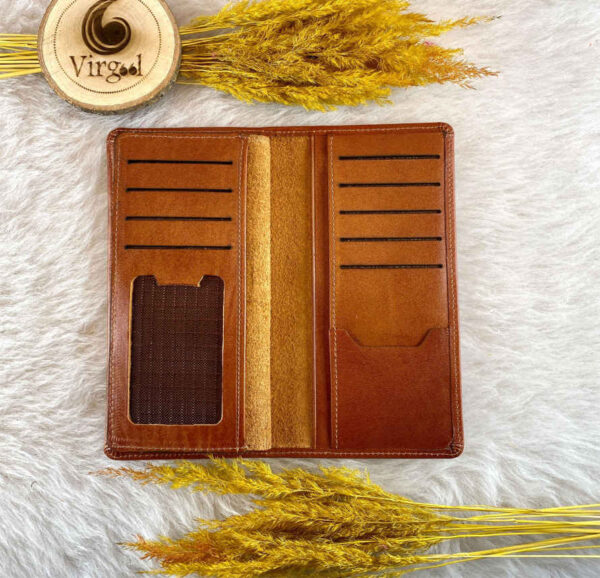 Genuine Men Leather Wallet Model Hamoun