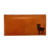 Persian Leather Long Wallet with Farvardin Symbol