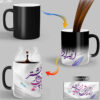 Persian Ceramic Coffee Mug - Heat Sensitive Poem