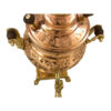 Persian Copper Samovar Decorative Coal Tea Maker Floral Motifs 1-Liter