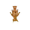 Persian Copper Samovar Decorative Coal Tea Maker Floral Motifs 1-Liter