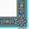 Blue Colored Tazhib A4 Paper (100x)