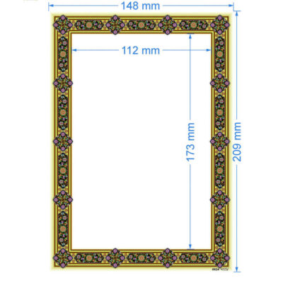 Tazhib A5 Paper Model Farang (100x)