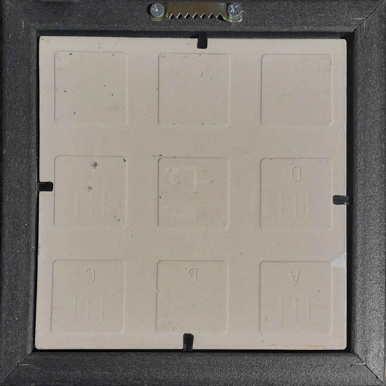 Decorative Persian Framed Tile – Calligraphy Pattern: Nafase Bade Saba