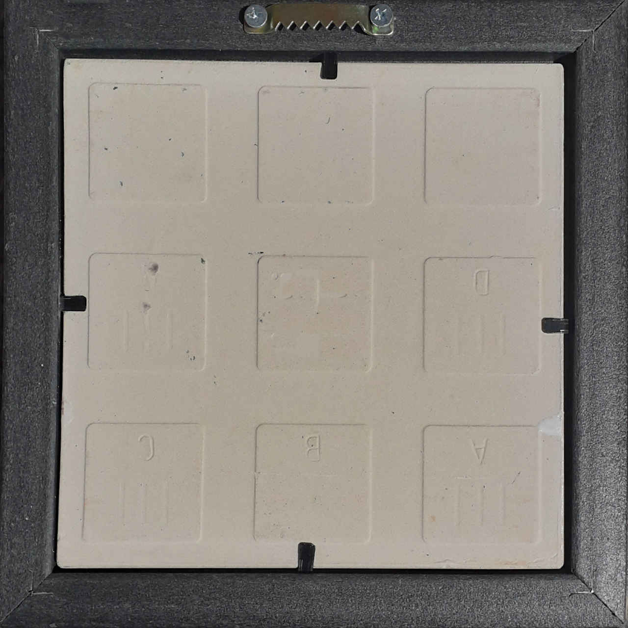 Decorative Persian Framed Ceramic Tile – Blue