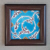 Decorative Persian Framed Ceramic Tile - Eslimi