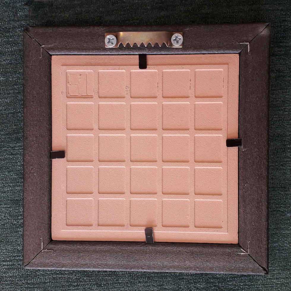 Decorative Persian Framed Ceramic Tile – Eslimi