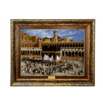 Islamic Wall Rug Kaaba Model Ancient