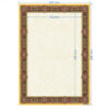 Bronze Colored Tazhib A4 Paper - Slimi (10x)