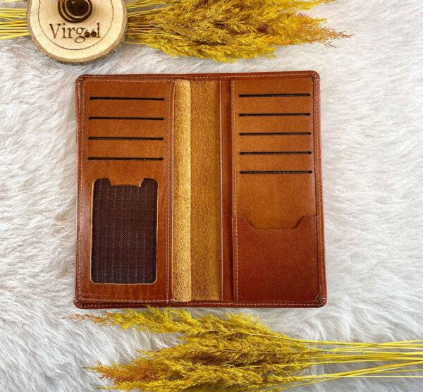 Genuine Leather Men Wallet Model Hamoun