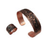 Set of Persian Copper Ring & Bracelet Model Zoroaster