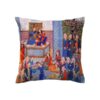 Velvet Printed Cushion Cover - Shahnameh Bazm Design (Set of 2)