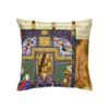 Velvet Printed Cushion Cover - Shahnameh Hadis Design (Set of 2)