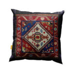Persian Kilim Cushion Cover – Handwoven Red Design