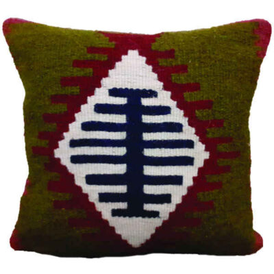 Persian Kilim Cushion Cover – Handwoven Jajim Design