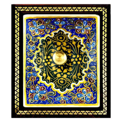 Handcrafted Wooden Jewelry Box with Persian Khatam Design – Sky