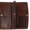 Persian Leather Long Wallet with Hakhamaneshi Design