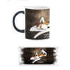 Persian Ceramic Coffee Mug - Heat Sensitive Hich Calligraphy
