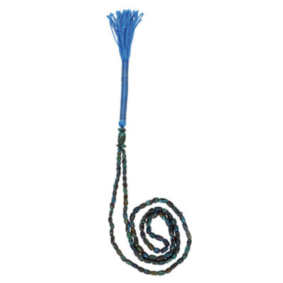 Persian Neyshabur Turquoise Rosary: Prayer 101 Beads Handcrafted Tasbih