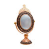 Engraved Persian Copper Mirror Frame & Candlesticks Set – Ghalamzani