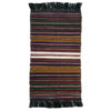 Authentic Persian Jajim Flat-Woven Striped Rug Tetis