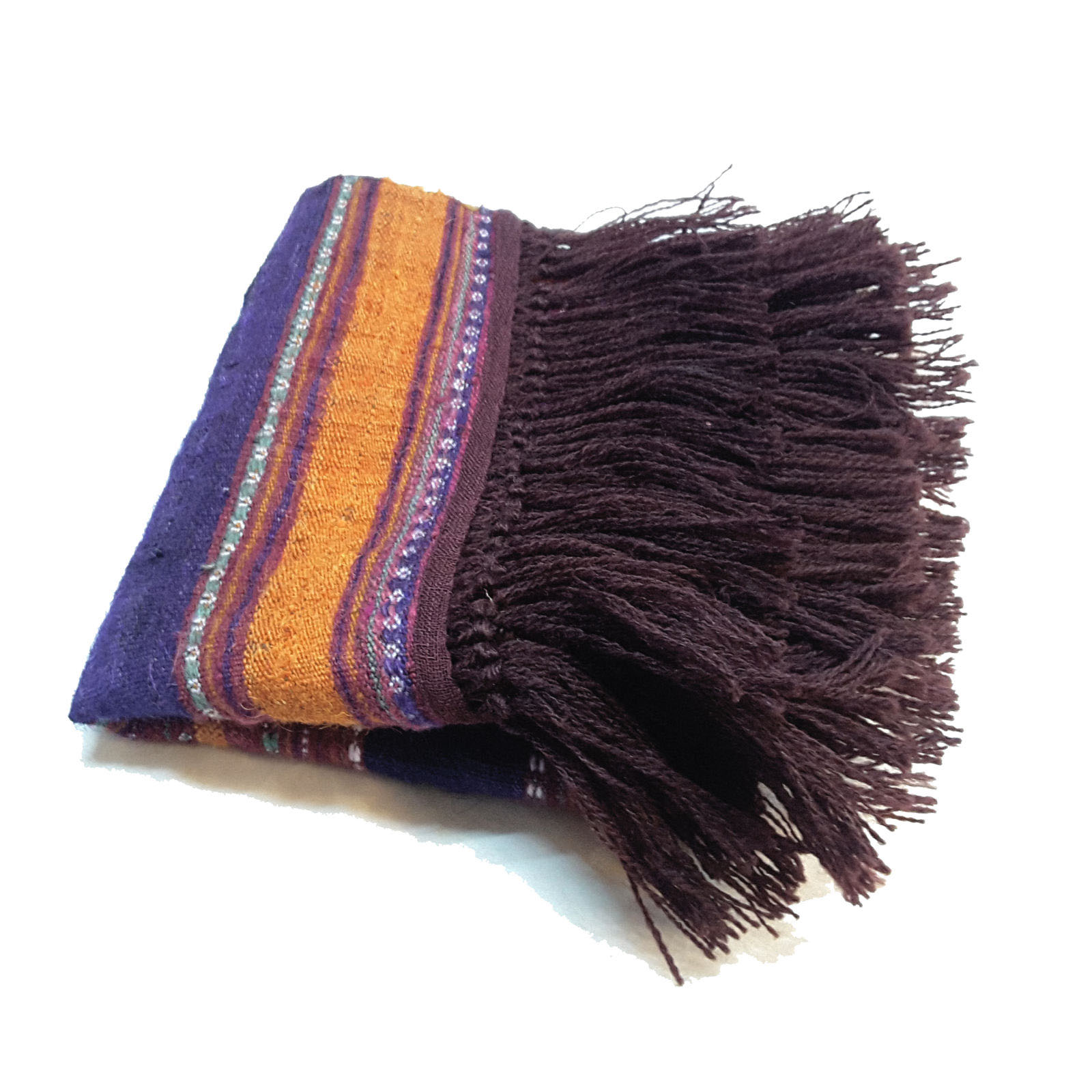 Authentic Persian Jajim Flat-Woven Striped Rug Bahar