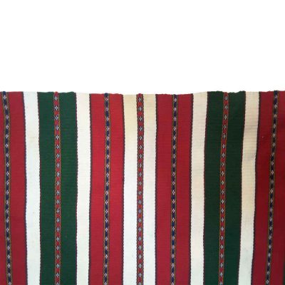 Authentic Persian Jajim Flat-Woven Striped Rug Barbod