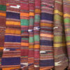 Authentic Persian Jajim Flat-Woven Striped Rug Tabassom