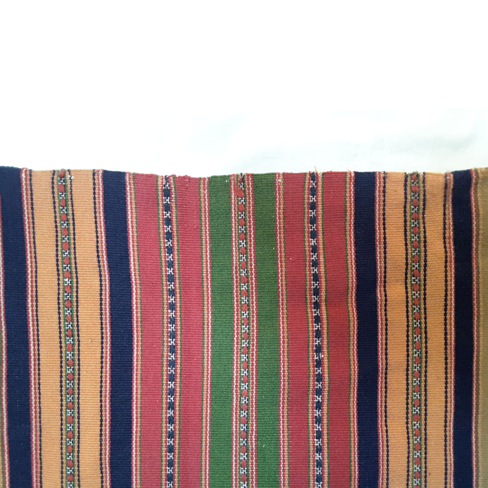 Authentic Persian Jajim Flat-Woven Striped Rug Taalia