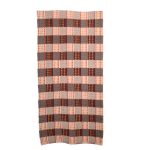 Authentic Persian Jajim Flat-Woven Striped Rug Vesta