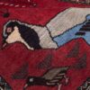 Persian Gabbeh Wool Rug Handwoven with Animal Motifs Lion
