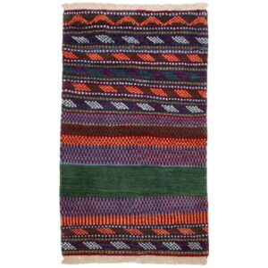 Handwoven Tribal Iranian Gabbeh Runner Rug