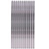 Set of Twelve Steel Skewers (63 cm) for for Kabab Koobideh, Adana, Kofta and Grilling