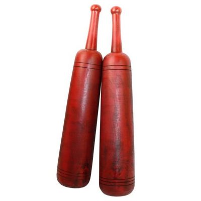 Persian Wooden Meel Clubs 3.4 Kg Each