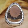 Islamic Agate Silver Ring for Men Elegance Ya Aba Abdillah