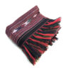 Authentic Persian Jajim Flat-Woven Striped Rug Vira