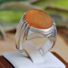 Islamic Yemeni Aqeeq Silver Ring for Men Ya Ghareeb ul Ghuraba