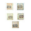Antique Collection of 5 Iranian Qajar Postal Stamps